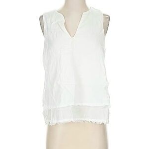 Cloth & Stone White Sleeveless Blouse
